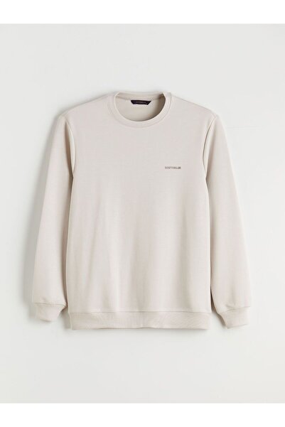 LC Waikiki Ανδρικό φούτερ με μακρυμάνικη λαιμόκοψη