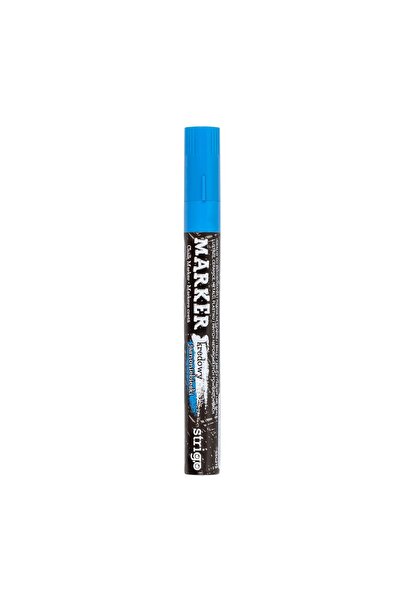 Strigo Liquid chalk marker, round tip, blue SSC215