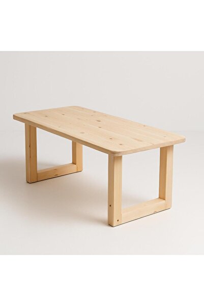 HFAY Ahşap Ayaklı Orta Sehpa Şık Tasarım