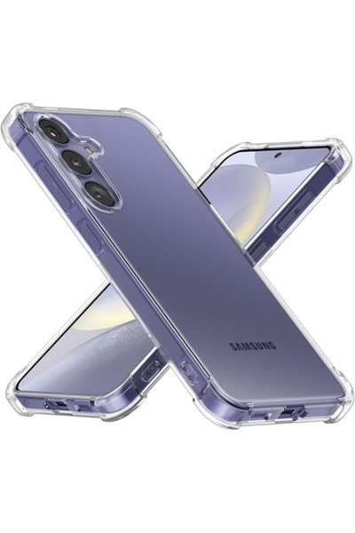 ALC MOBILE Carcasă din silicon, transparentă antișoc, compatibilă cu Samsung ...