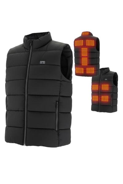 Glow Goods Vestă încălzită pentru corp cu 3 niveluri de încălzire, 11 încălzi...