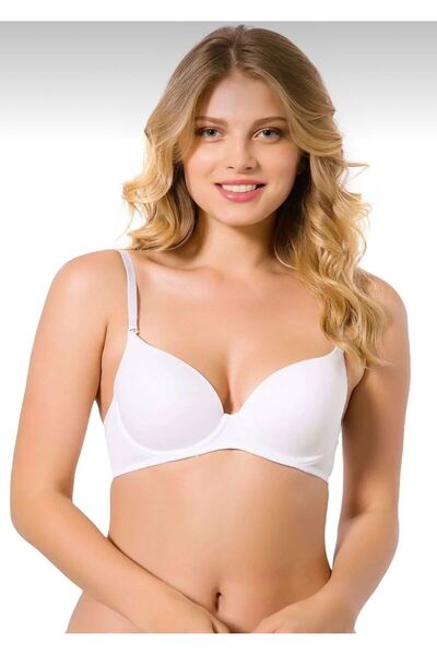 Le Jardin White Micro Padded Bra