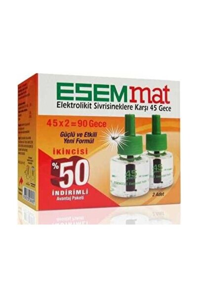 Esemmat Elektrolikit Yedek 45 Gece 2 Adet
