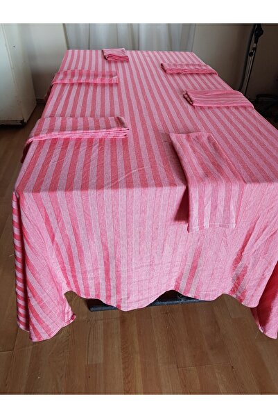 Kotys Design Cotton pike table set in pink & red tones