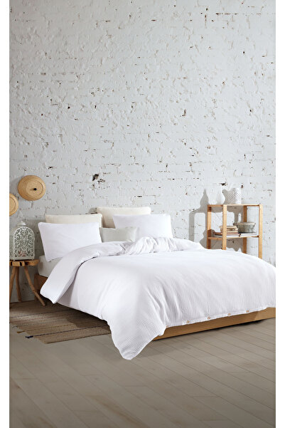 destinyhometex Premium 100% Cotton King Size Muslin Duvet Cover Set 220X240 cm