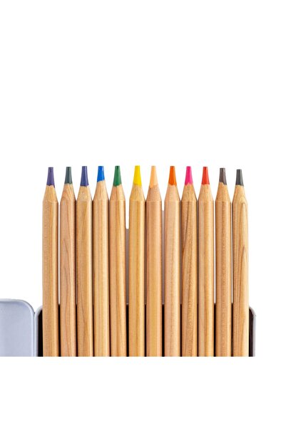 Strigo Colored pencils, Artist series, 12 colors, metal box, cedar wood SSC114