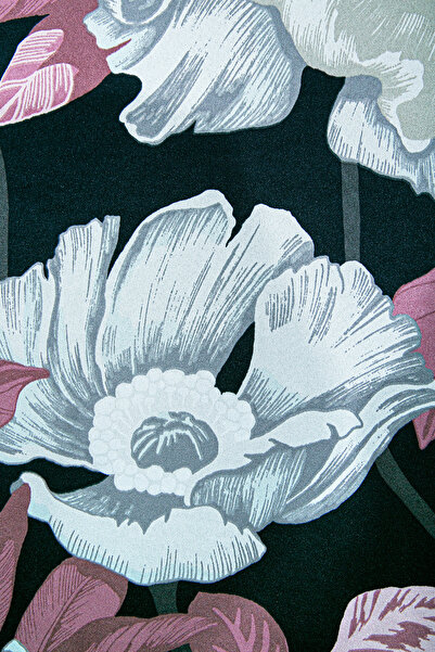 Premier Home Rakka Blackout Background Curtain Black 140X240