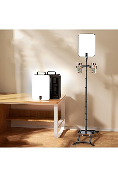 SP ISNUP مصباح سيلفي LED مستطيل الشكل مقاس 14 بوصة مع حامل ثلاثي وبطارية قابل...