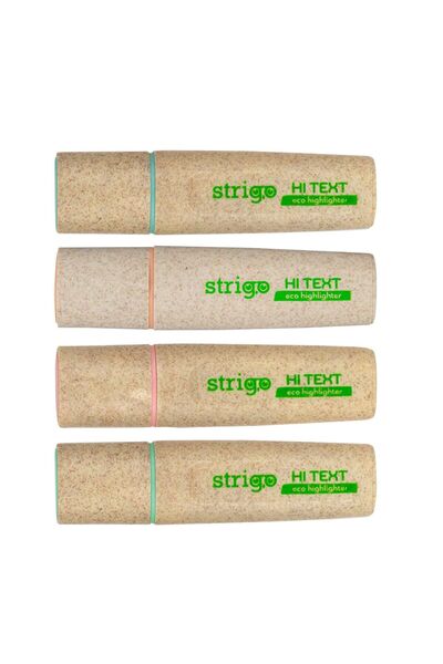 Strigo Set 4 textmarkere Pastel, seria Capybara SSC503