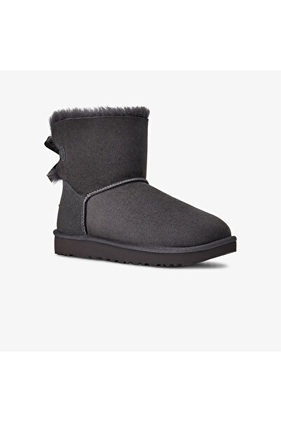 UGG Mini Bailey Bow Kadın Gri Bot