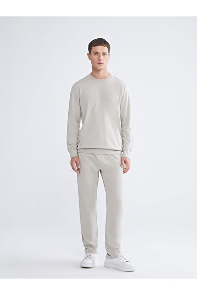 LC Waikiki Світшот з принтом на комірі для чоловіків