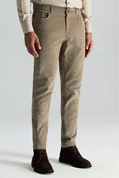 Hemington Kaşmir Pamuk Karışım 5 Cep Camel Pantolon