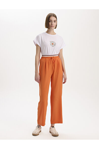 BGN workshop Beli Lastikli Geniş Paça Pantolon