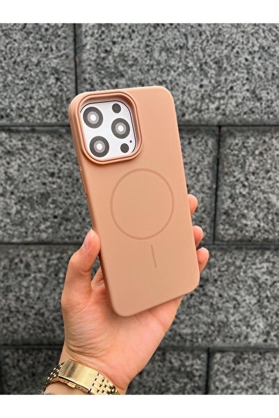 Iphone 16 PRO MAX Magsafe Şarj Özellikli Kamera Çıkıntılı Ruby Lüx Silikon Kapak