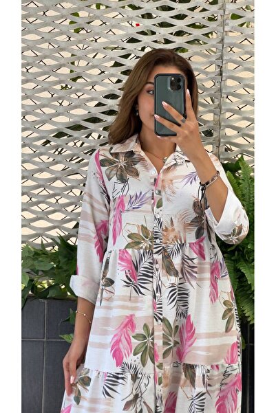 DISHI FASHİON ROCHIE LUNGĂ CU MODEL