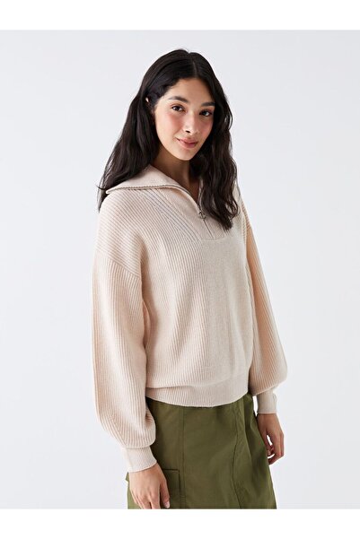 LC Waikiki Polo Neck Women's Knitwear Sweater