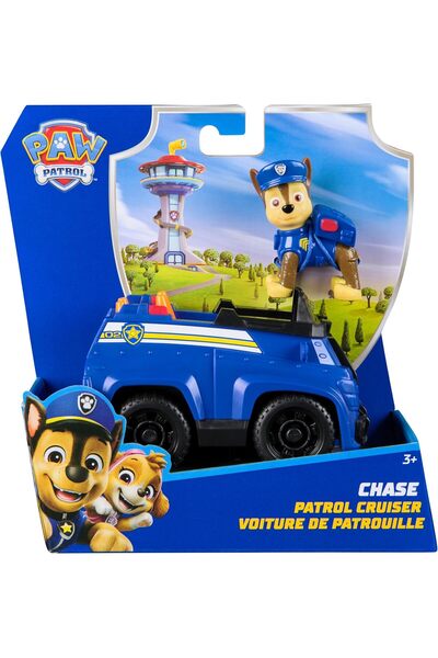 PAW PATROL , Police Vehicle with Chase Toy Figure (Basic Vehicle, 2025), Toy for Children from 3 Year