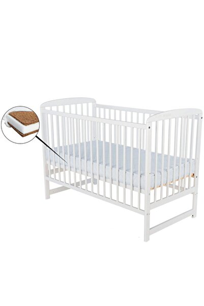 Babyneeds Patut din lemn bebe Babyneeds, 120x60 cm + Saltea 10 cm, Babyneeds,...
