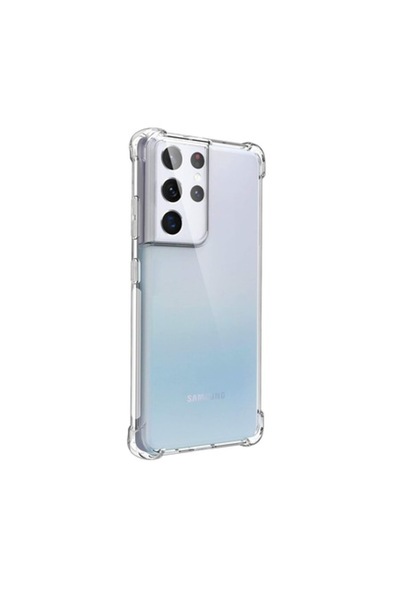 PlanetPhone Husa pentru Samsung S21 Ultra, transparentă, din silicon, antisoc...
