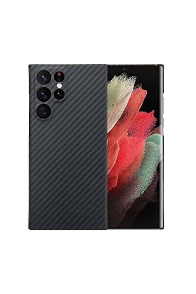 isag Husa protectie din Kevlar compatibila cu Samsung Galaxy S22 Ultra, din F...