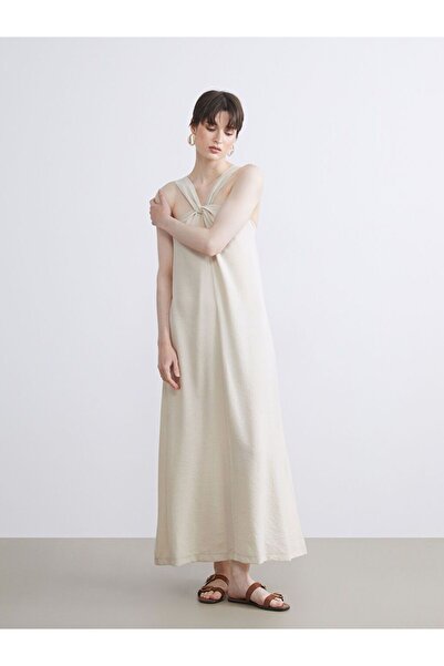 LC Waikiki Soulife Halter Neck Gathered Dress
