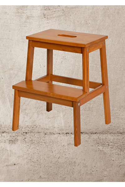 TOZAN MOBİLYA Basamaklı Ahşap Tabure