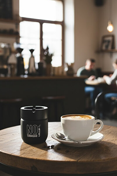 Mefa Mutfak منفضة سجائر بلاستيكية للسيارة والمنزل والمكتب بغطاء بلاستيكي بدون...