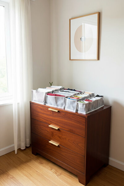 Magic Lady 8-Compartment Drawer and Cabinet Accordion Organizer Organizer Size L