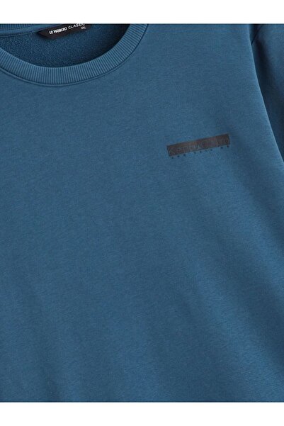 LC Waikiki Ανδρικό φούτερ με στάμπα Crew Neck