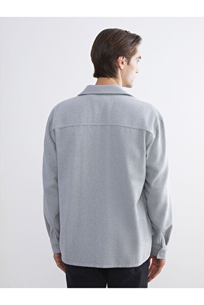 LC Waikiki Μακρυμάνικο πουκάμισο με λεπτομέρεια στην τσέπη