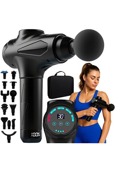 Glow Goods Aparat pentru Masaj Profesional, Panou Tactil, 12 Capete Inlocuibi...