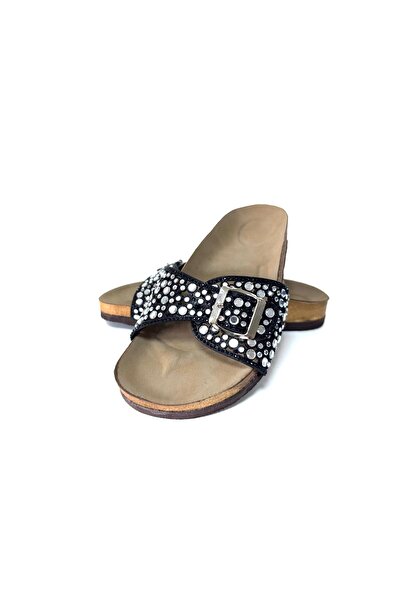 FURIA SHOES Stone Buckle Women's Slippers