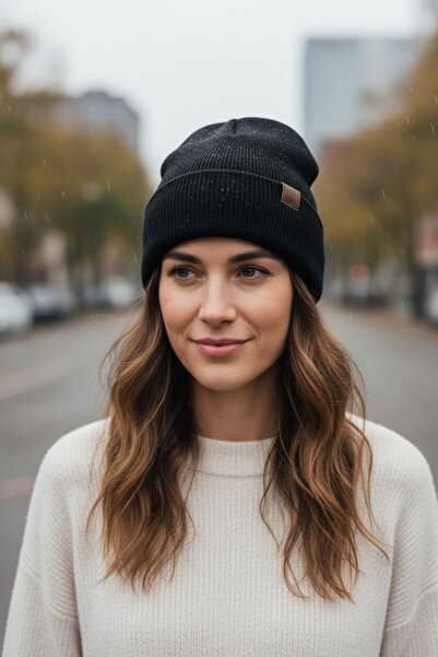 luismorro Kadın Triko Kışlık Bere %100 Akrilik