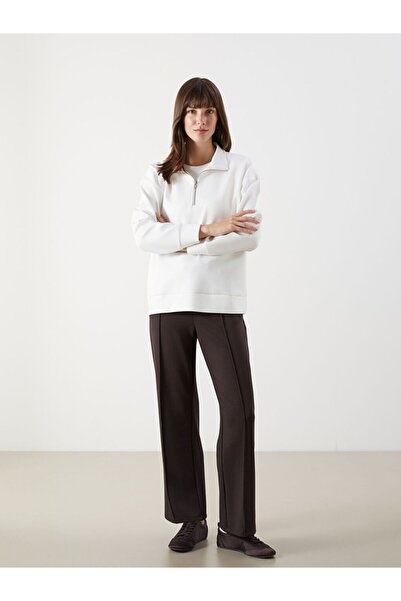 LC Waikiki Lcw Comfort Stand Collar Women's Sweatshirt