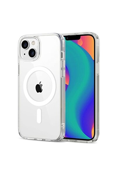 isag Husa din silicon de tip MagSafe compatibila cu iPhone 14, protectie camera, antialunecare, t