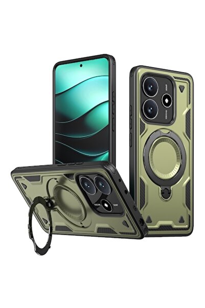 ALC MOBILE Husa military armour cu inel metalic, ALC MOBILE, compatibila cu X...