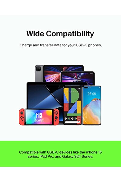 Belkin BoostCharge USB-C to USB-C Cable 1M White 60W