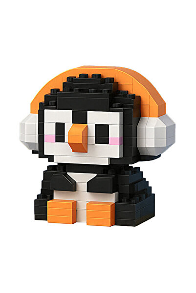 Genel Markalar Penguen Model Karakter Figürü 3D Yapı Oyuncakları lego