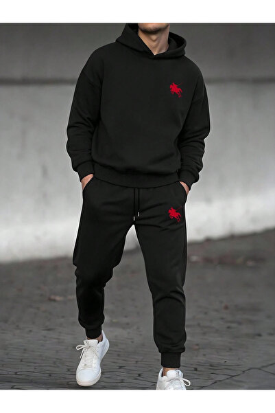 macklin Σετ φόρμας με κουκούλα Unisex Γυναικεία Ανδρική με στάμπα Jokey