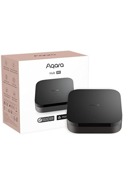 Aqara Smart Hub M3 for Home Automation, Matter Controller, Thread Border Router, Features Zigbee, Bl