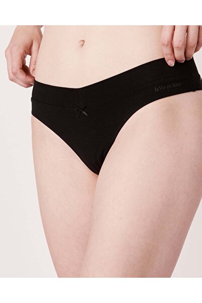 La Vie en Rose Cotton Thong Panty