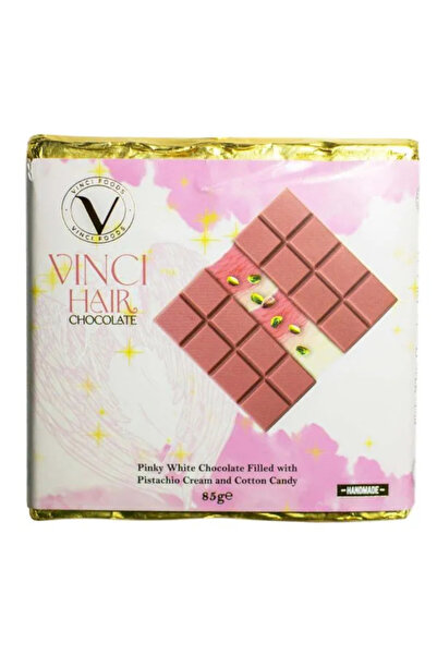 VİNCİ Angel Hair Chocolate, 85g, ciocolată cu lapte, vată de zahăr și cremă de fistic