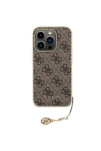 Guess Carcasă GUHCP15LGF4GBR compatibilă cu iPhone 15 Pro, Colecția 4G Charms...
