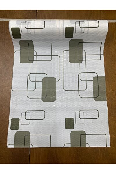 YEK HOME TEKSTİL 10 metri x 45 cm Frigider cu imprimeu geometric Rafturi tran...