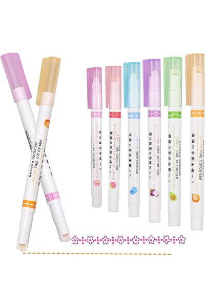 LINEAR Kampanyalı 6'lı Desen Mühür yapan ( yıldız-çiçek-çizgi-dalga-kalp )kalem seti