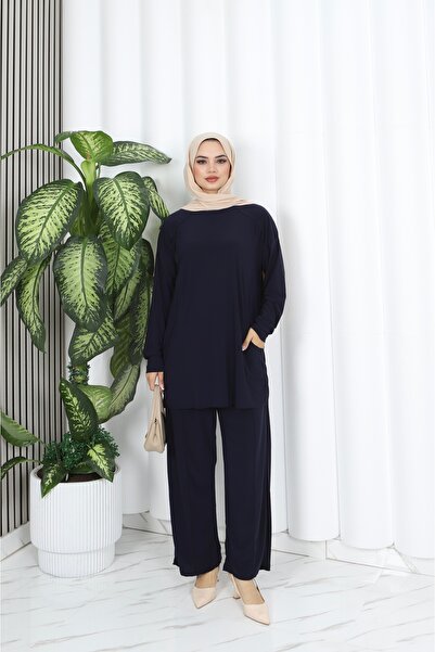 NİSUM MODA Set pantaloni Sandy cu buzunare