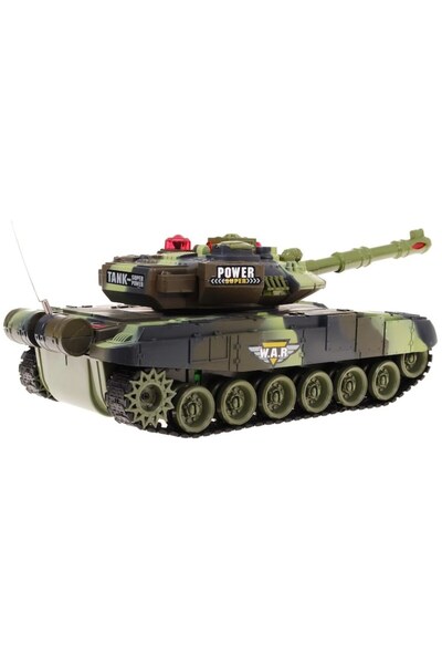 TANK Green camouflage remote control tank 1:14