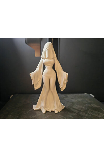 Gonulella 3D Ghost Hayalet Figür Masa - Kitaplık - Gamer Dekorasyonu Ghost Az...