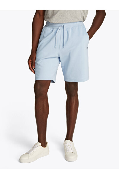 Tommy Hilfiger Men Breezy Blue Drawstring Waist Sweatshorts