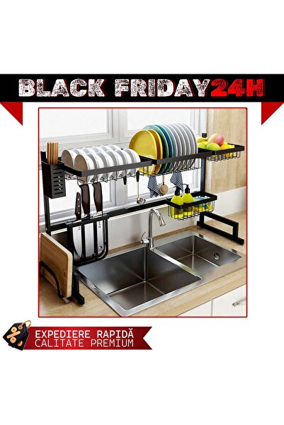 OEM Organizator de chiuvetă pentru uscarea vaselor, din oțel inoxidabil